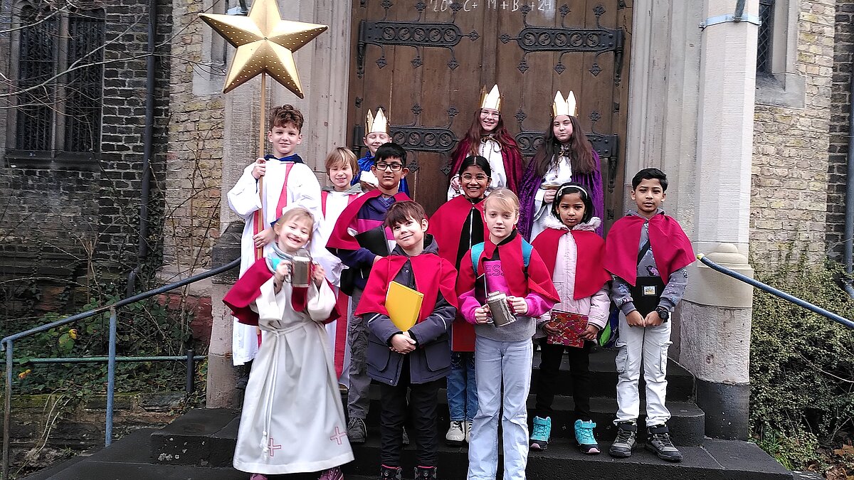 Sternsinger in Fechenheim unterwegs