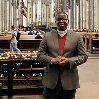 Abbé Patrick Irankunda war zu Besuch in Frankfurt